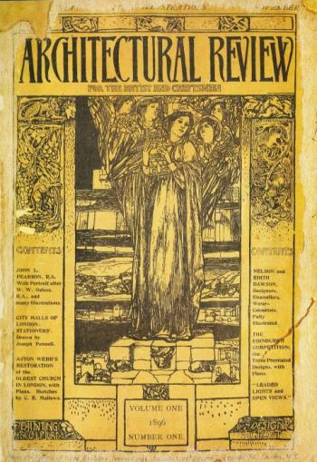 Architectural Review: Cover of 1st Edition Architectural Review: Cover of 1st Edition