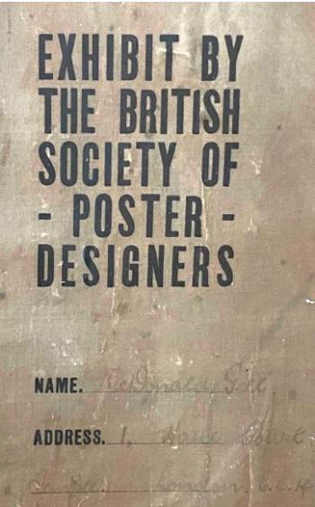 British Society of Poster Designers: Exhibition Catalogue