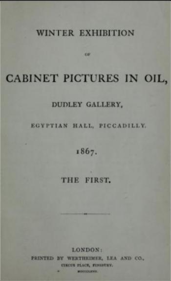 Dudley Gallery: The First Catalogue
