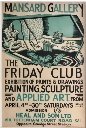 Friday Club: Poster 1921