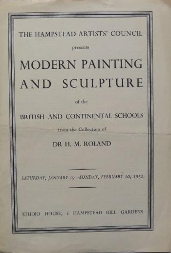 Hampstead Artists' Council: Catalogue, 1952