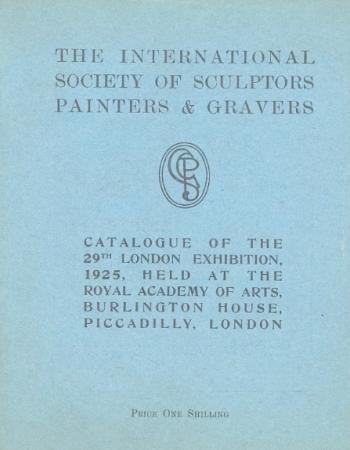 The International Society of Sculptors, Painters & Gravers: Catalogue