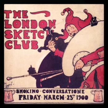 London Sketch Club: Invitation 1900