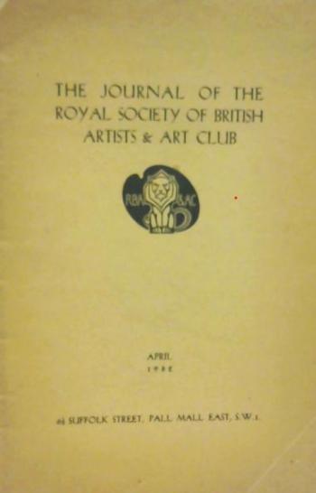 Royal British Colonial Society of Artists: Catalogue