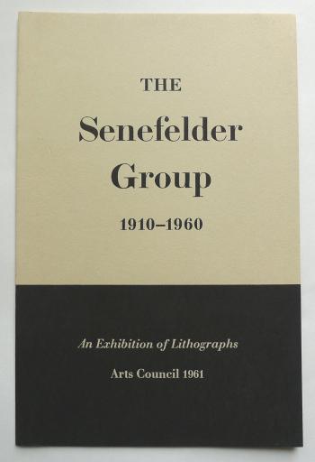 Senefelder Club: Art Council, 1960