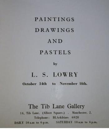 Tib Lane Gallery: Catalogue Tib Lane Gallery: Catalogue